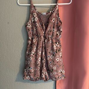 Toddler floral romper